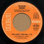 7inch Vinyl Single - Klaus Nomi - You Don't Own Me