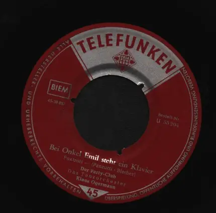 Klaus Ogermann - Bei Onkle Emil steht ein Klavier