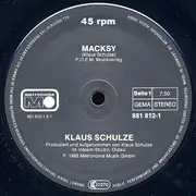 12inch Vinyl Single - Klaus Schulze - Macksy
