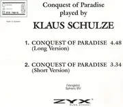 CD Single - Klaus Schulze - Conquest Of Paradise
