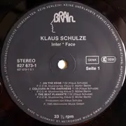 LP - Klaus Schulze - Inter * Face