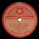 Schellack - Klavdiya Shulzhenko - Don't Forget / In the Train Carriage - red star labels