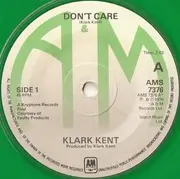 7inch Vinyl Single - Klark Kent - Don't Care - Green Vinyl