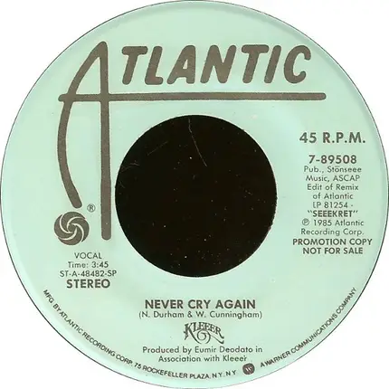 Kleeer - Never Cry Again