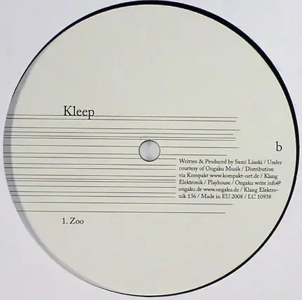 Kleep - Don't Push Me / Zoo