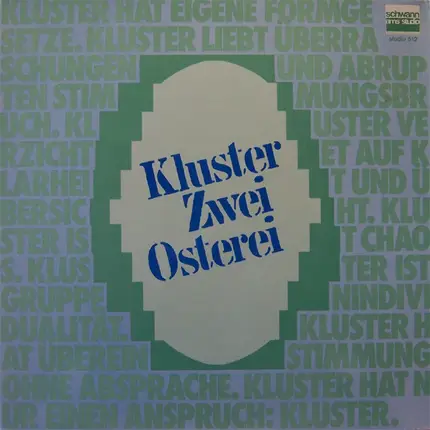 Kluster - Zwei Osterei