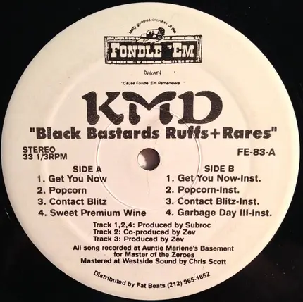 Kmd - Black Bastards Ruffs+Rares