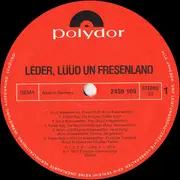 LP - Knut Kiesewetter , Fiede Kay , Sigrun Kiesewetter , Moin , Regine Kiesewetter , Hein Hoop - Leder, Lüüd Un Fresenland - Paper labels