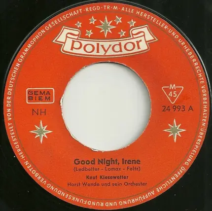Knut Kiesewetter - Good Night, Irene / Susie Darlin'