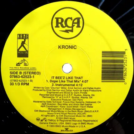 Kronic - It Bee'z Like That