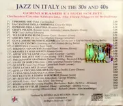 CD - Kramer E I Suoi Solisti , Orchestra Circolo Dell'Ambasciata Di Milano , The Three Niggers Of Broadw - Jazz In Italy In The 30's And 40's - Milano 1932-1941 Volume 4
