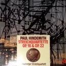 LP - Kreuzberger Streichquartett - Paul Hindemith - Streichquartette Op. 16 & Op. 22
