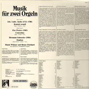 Johann Ludwig Krebs - Musik für zwei Orgeln