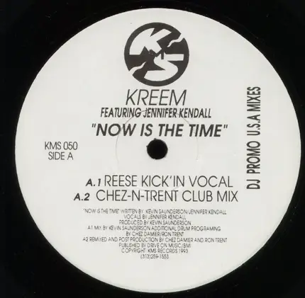 Kreem Featuring Jennifer Kendall Williams - Now Is The Time