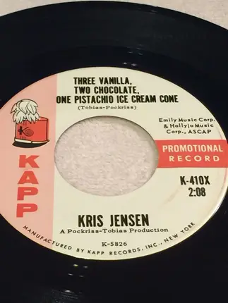 Kris Jensen - Three Vanilla, Two Chocolate, One Pistachio Ice Cream Cone