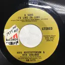 7inch Vinyl Single - Kris Kristofferson & Rita Coolidge - A Song I'd Like To Sing