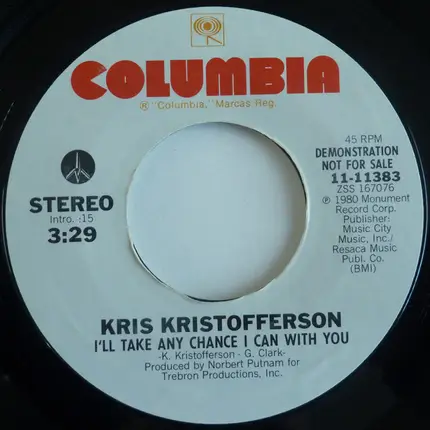 Kris Kristofferson - I'll Take Any Chance I Can With You