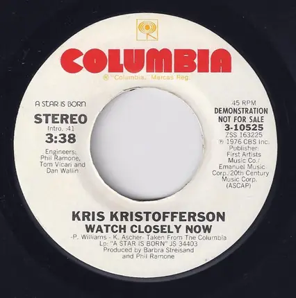 Kris Kristofferson - Watch Closely Now