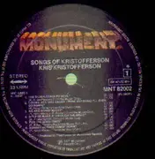LP - Kris Kristofferson - Songs Of Kristofferson