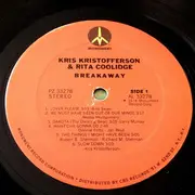 LP - Kris Kristofferson & Rita Coolidge - Breakaway