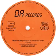 12inch Vinyl Single - Kristian Conde - Dolce Vita