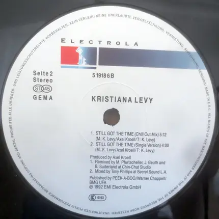 Kristiana Levy - Still Got The Time