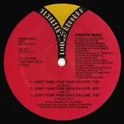 12inch Vinyl Single - Kristin Baio - Don't Turn Your Back On Love