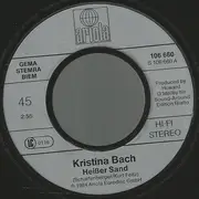 7inch Vinyl Single - Kristina Bach - Heißer Sand