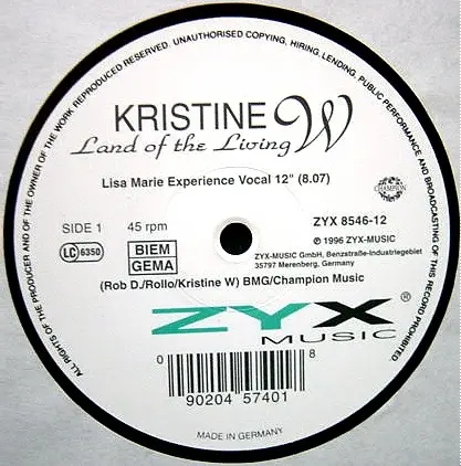 Kristine W - Land of the Living