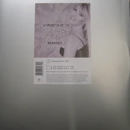 Kristine W - The Wonder Of It All (Remixes)