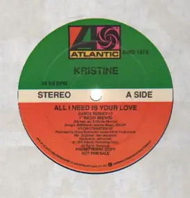 Kristine - All I Need Is Your Love