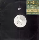 12inch Vinyl Single - KRS-One - A Friend / Heartbeat
