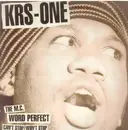 12inch Vinyl Single - KRS-One - Can't Stop, Won't Stop / The MC / Word Perfect