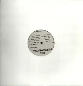 KRS-One - KRS-One Instrumental LP