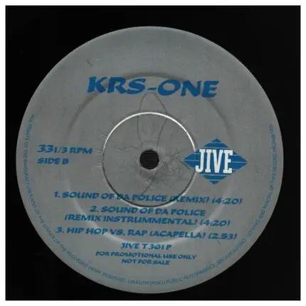 KRS-One - sound of da police