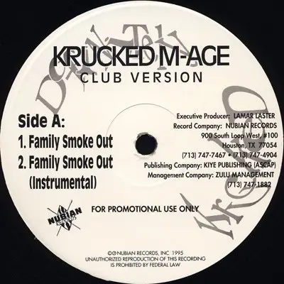 Krucked M-Age - Family Smoke Out / S.O.S.