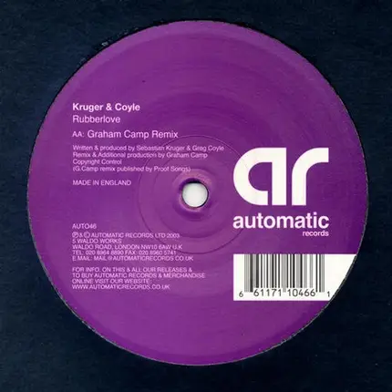 Kruger & Coyle, Krüger & Coyle - Rubberlove