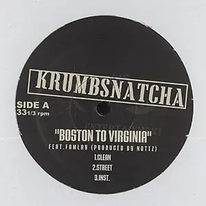 Krumb Snatcha - Boston to Virginia / Do Me