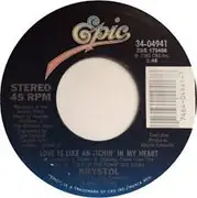 7inch Vinyl Single - Krystol - Love Is Like An Itchin' In My Heart