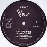 12inch Vinyl Single - Krystal Noir - Je Pars En Exil