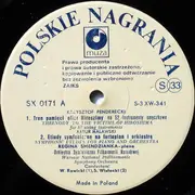 LP - Krzysztof Penderecki / Grażyna Bacewicz / Artur Malawski - Tren Pamięci Ofiar Hiroszimy / Muzyka Na Smyczki Trąbki I Perkusję / Etiudy Symfoniczne