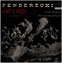 LP - Krzysztof Penderecki - Dies Irae (Auschwitz Oratorium) / Polymorphia / De Natura Sonoris - Blue labels