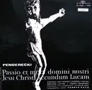 Double LP - Penderecki - Passio Et Mors Domini Nostri Jesu Christi Secundum Lucam - Black labels