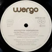 LP - Krzysztof Penderecki - Psalmen Davids / Anaklasis / Sonate Für Cello Und Orchester / Fluorescences / Stabat Mater