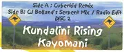 12inch Vinyl Single - Kundalini Rising - Kayomani