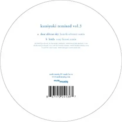 Kuniyuki - Remixed, Vol.3 Henrik Schwarz