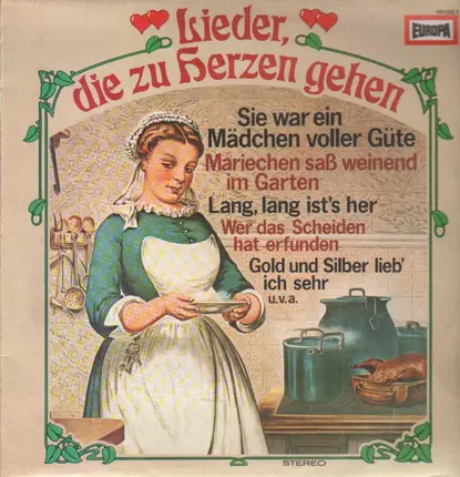 Küchenlieder - Lieder die zu Herzen gehen