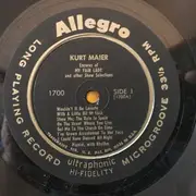 LP - Kurt Maier - Plays Encores of My Fair Lady