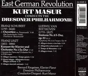 CD - Kurt Masur Conducts The Dresdner Philharmonie - Beethoven • Liszt • Schubert