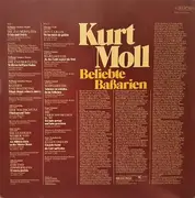 LP - Kurt Moll - Beliebte Bassarien